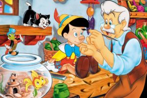 cartoons, Pinocchio, Geppetto