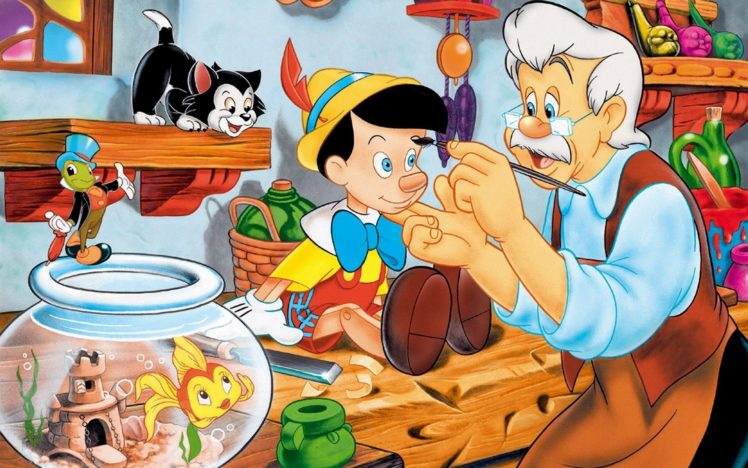 cartoons, Pinocchio, Geppetto HD Wallpaper Desktop Background