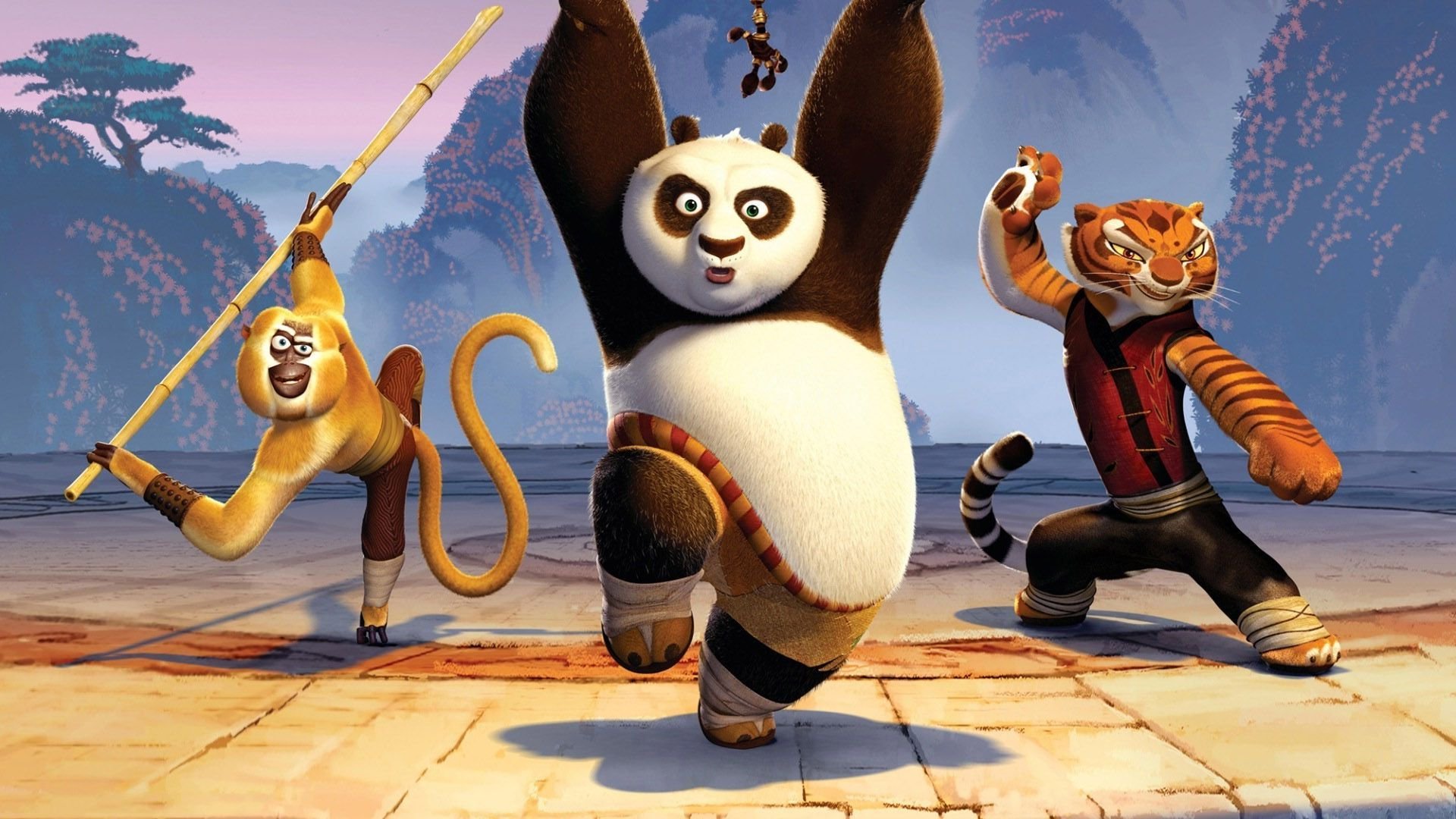 cartoons, Kung, Fu, Panda Wallpaper