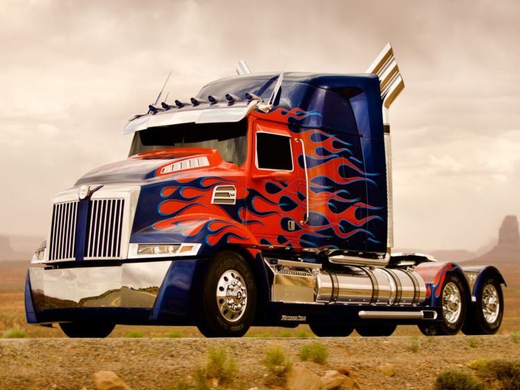 western, Star, 4900, Optimus, Prime, 2014, Truck HD Wallpaper Desktop Background