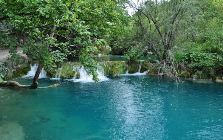 river, Waterfall, Trees, Nature HD Wallpaper Desktop Background