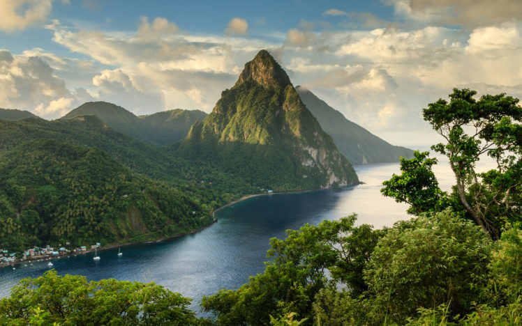 view, Mountains, Hills, Rivers, Green, Cloud HD Wallpaper Desktop Background