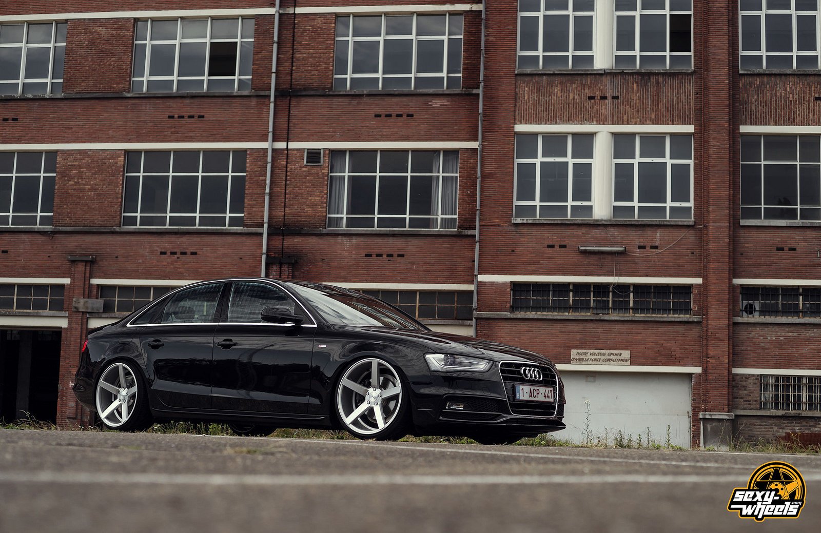 cars, Vossen, Tuning, Wheels, Audi a4, Sedan, Black Wallpaper