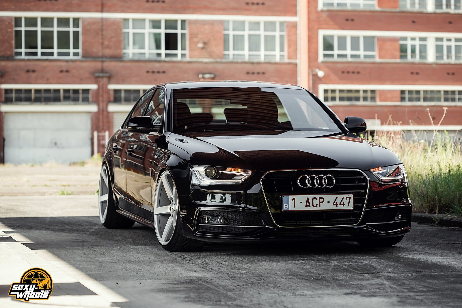 cars, Vossen, Tuning, Wheels, Audi a4, Sedan, Black Wallpaper
