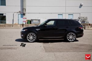 cars, Vossen, Tuning, Wheels, Range, Rover, 4×4, Black