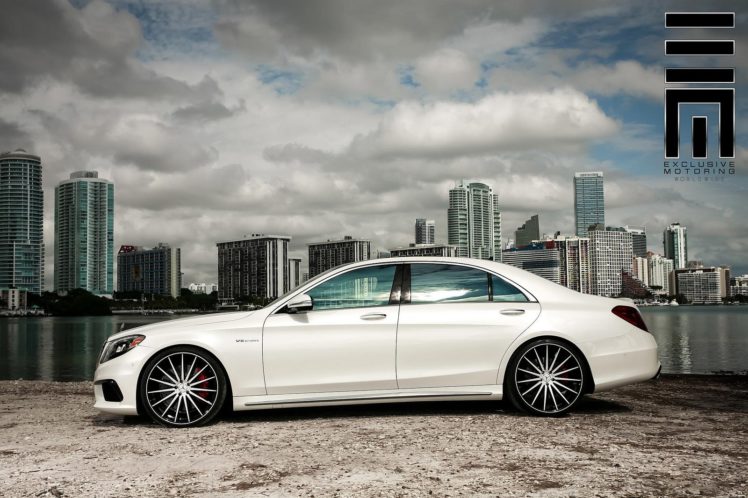 cars, Vossen, Tuning, Wheels, Mercedes, S63, White HD Wallpaper Desktop Background