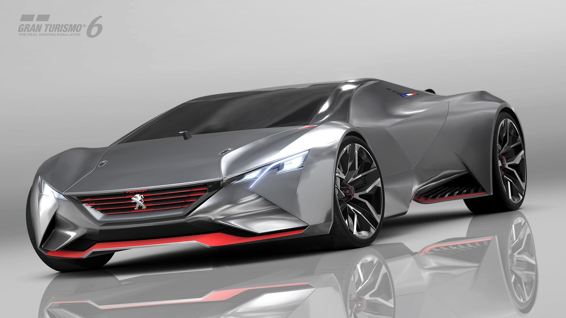 gran, Turismo 6, Peugeot, Vision, Concept, Cars, Supercars, Videogames Wallpaper