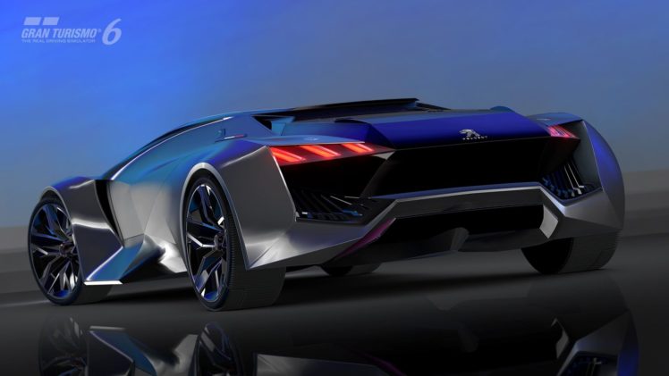 gran, Turismo 6, Peugeot, Vision, Concept, Cars, Supercars, Videogames HD Wallpaper Desktop Background