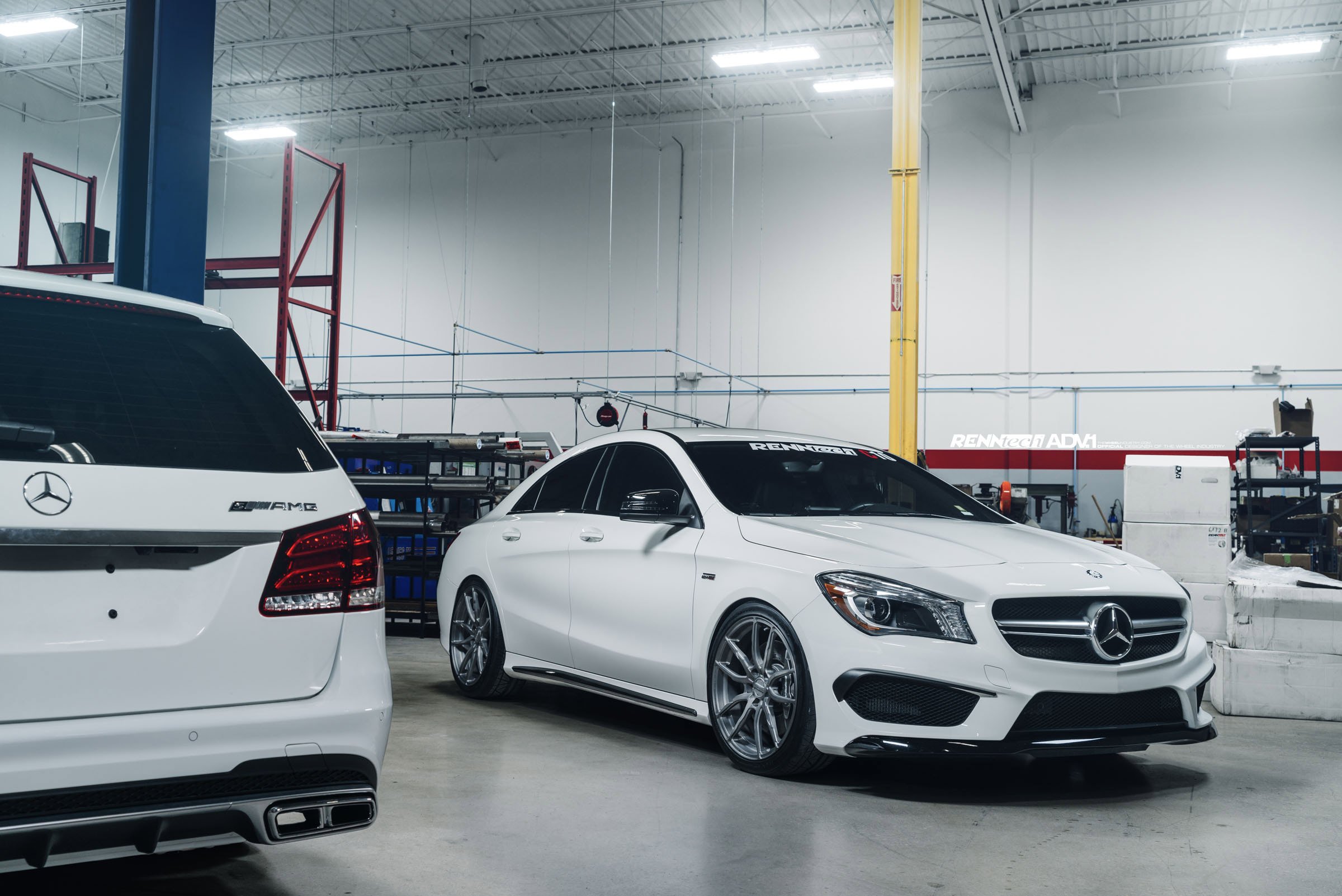 adv, 1, Wheels, Mercedes, Cla 45, Renntech, Tuning, Cars Wallpaper