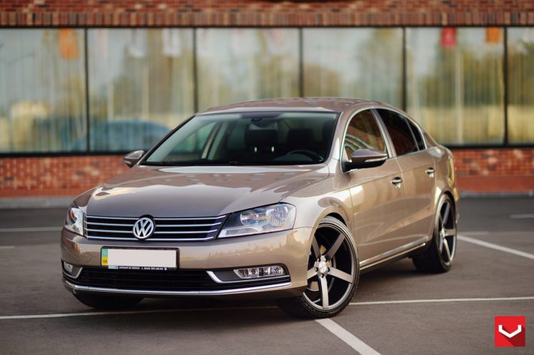 volkswagen, Passat, Vossen, Wheels, Tuning, Coupe, Cars HD Wallpaper Desktop Background