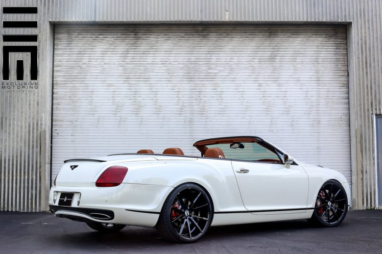 bentley, Continental, Convertible, White, Vossen, Wheels, Tuning, Coupe, Cars HD Wallpaper Desktop Background