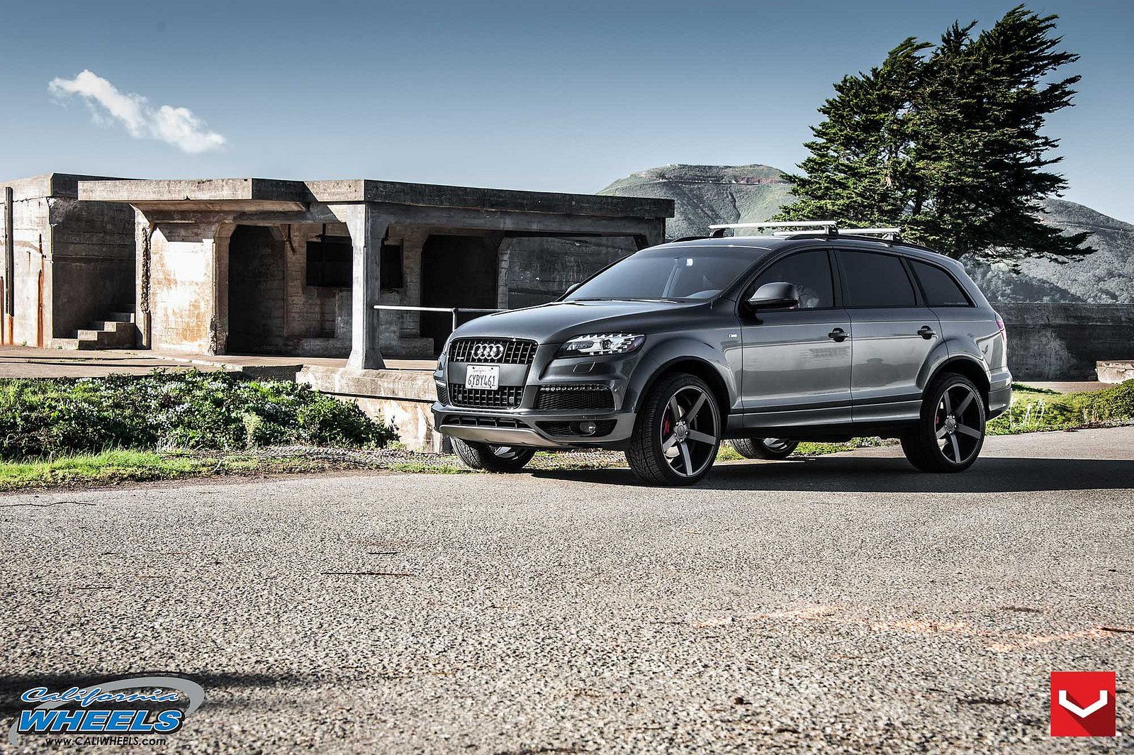 audi q7, Suv, Vossen, Wheels, Tuning, Cars Wallpaper
