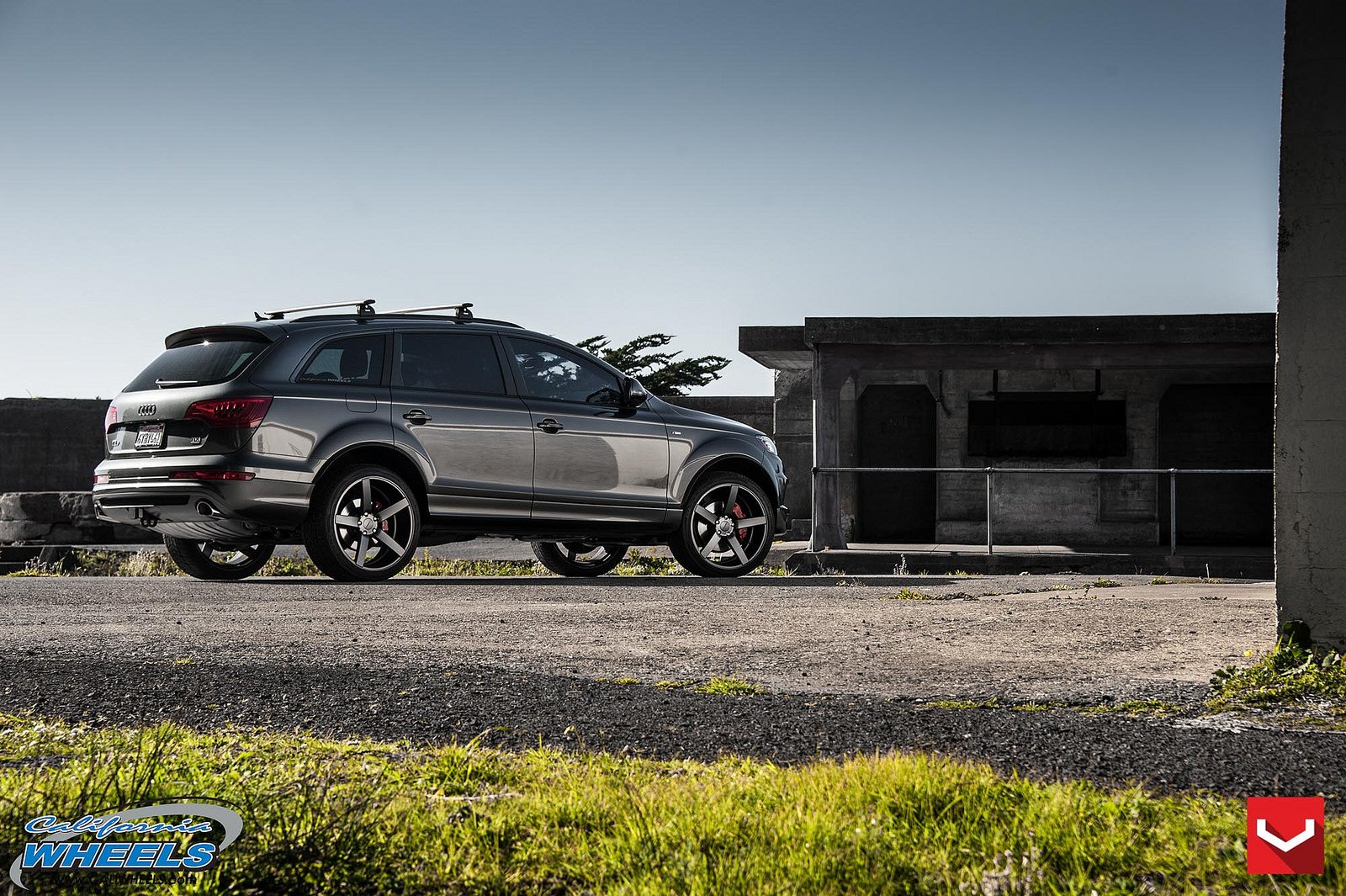 audi q7, Suv, Vossen, Wheels, Tuning, Cars Wallpaper