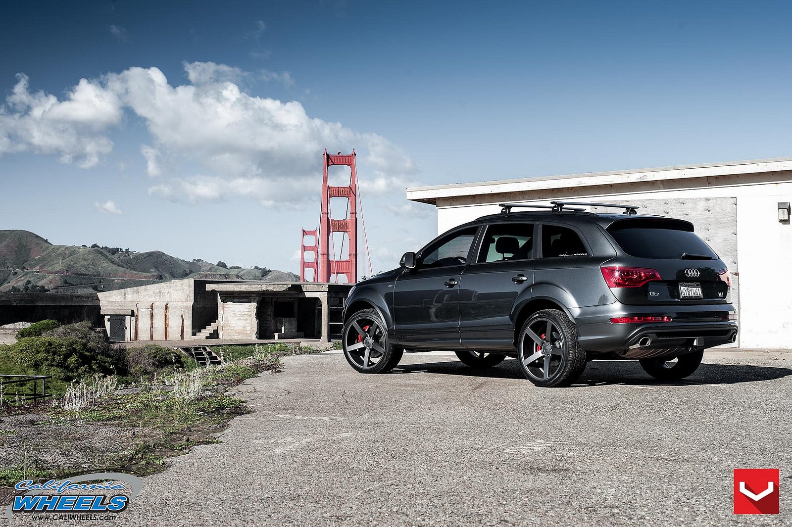 audi q7, Suv, Vossen, Wheels, Tuning, Cars Wallpaper