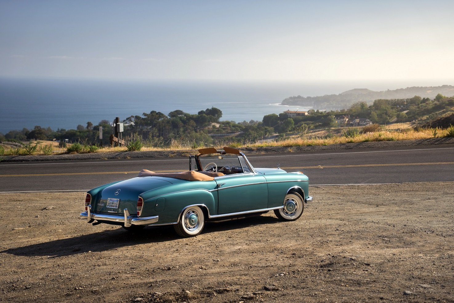 1958, Mercedes, 220 se, Cabriolet, Convertible, Classic, Cars Wallpaper