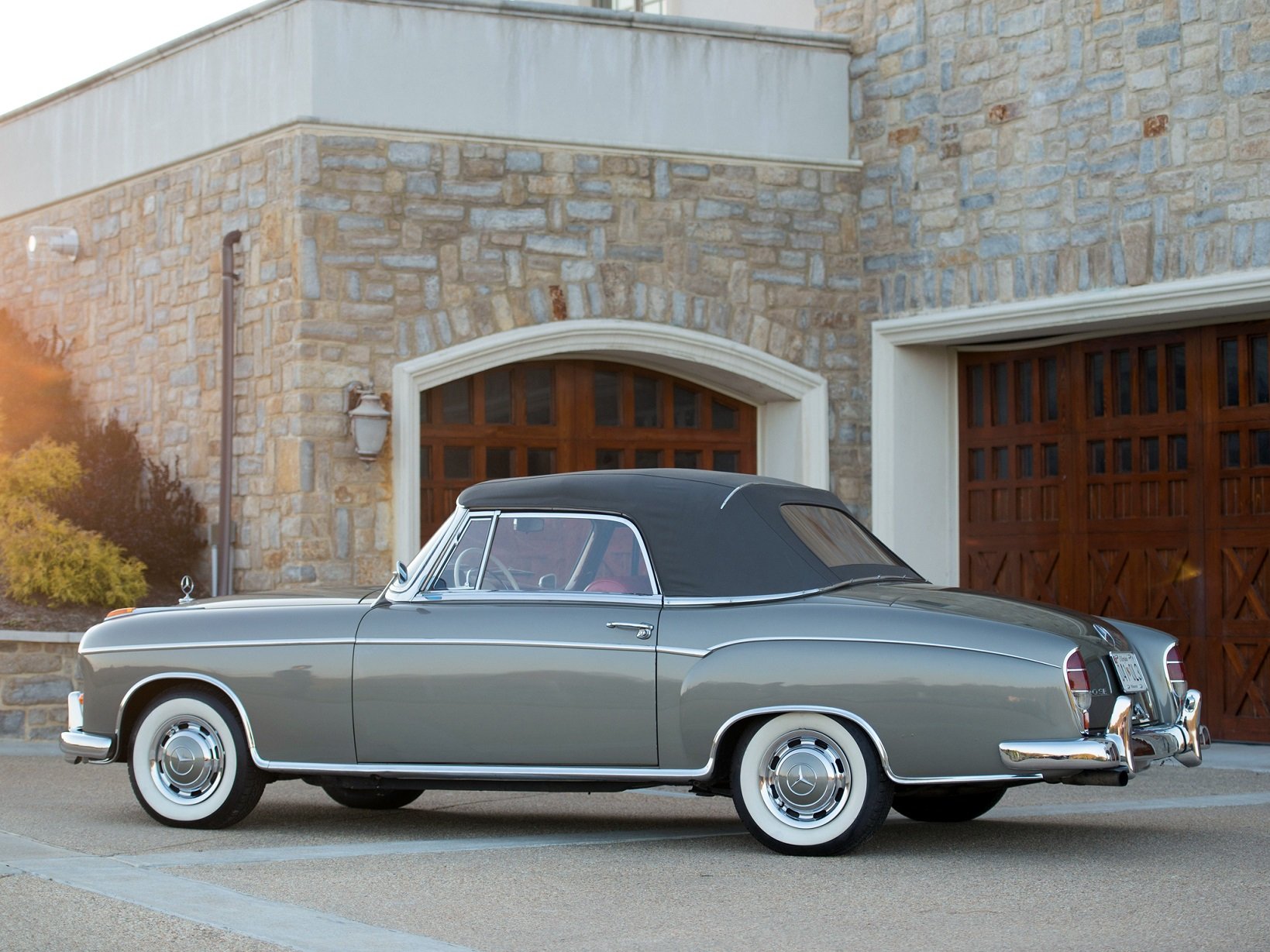 1958, Mercedes, 220 se, Cabriolet, Convertible, Classic, Cars Wallpaper