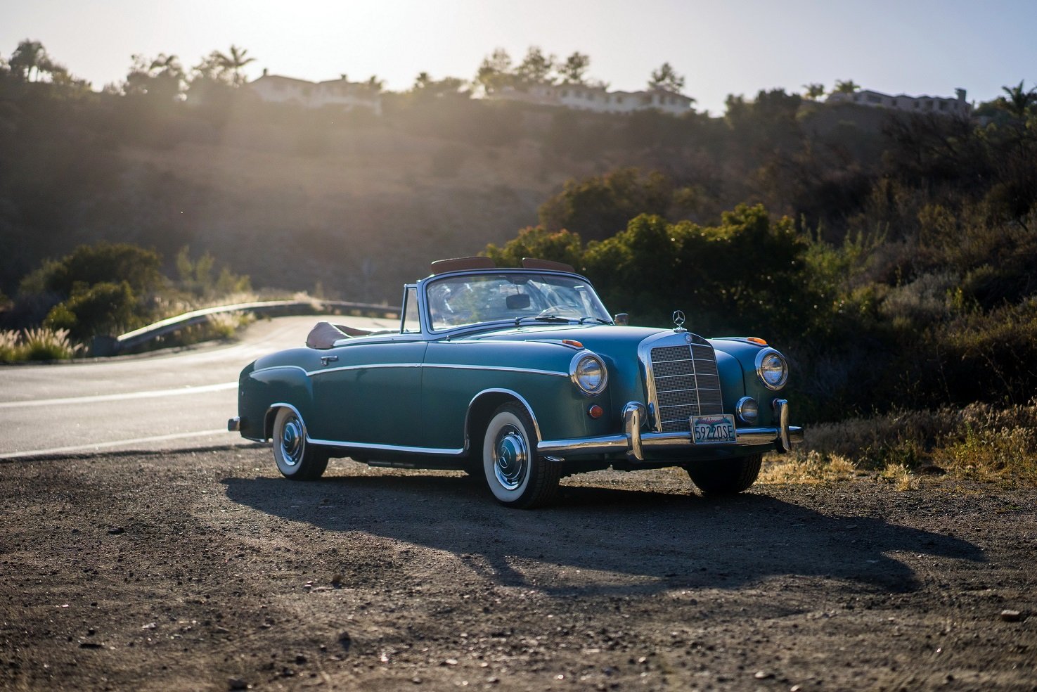 1958, Mercedes, 220 se, Cabriolet, Convertible, Classic, Cars Wallpaper