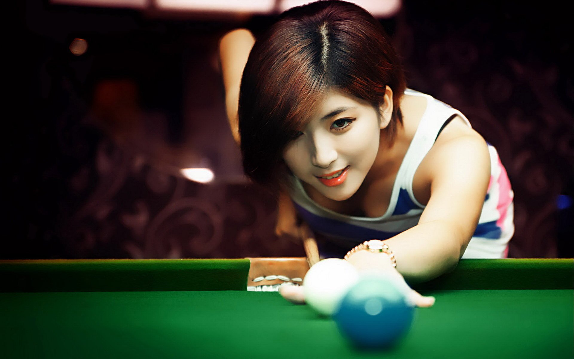 Billiards Pool Sports 1pool Sexy Babe Girl Women Woman Female