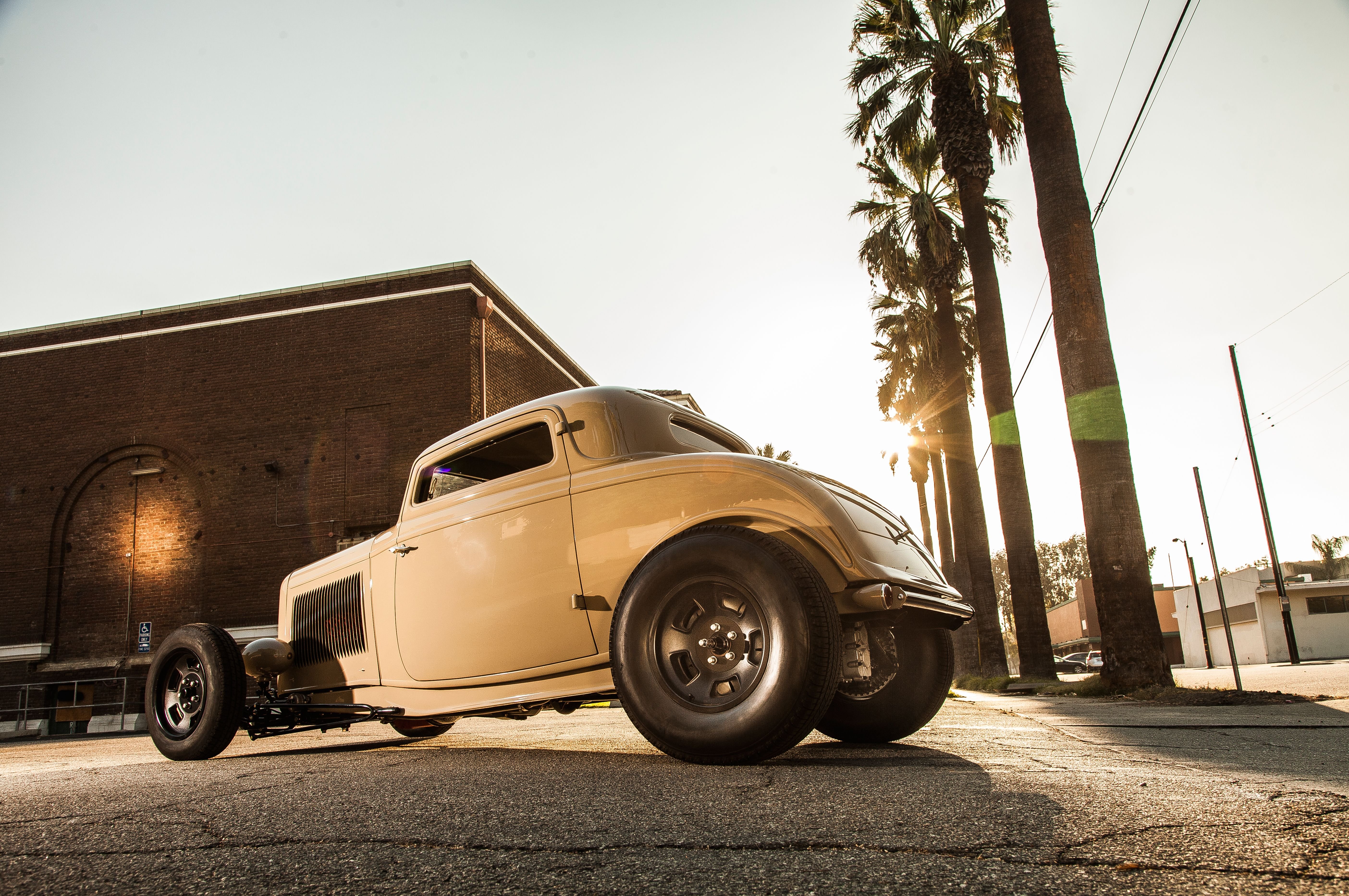 1932, Ford, Deuce, Coupe, Three, Window, Hot, Rod, Hotrod, Chopped, Top, Usa, 5616x3730 06 Wallpaper