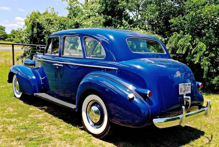 1939, Cadillac, La, Salle, Sedan, Four, Door, Classic, Old, Vintage, Original, Blue, Usa, 2048×1374 03 HD Wallpaper Desktop Background