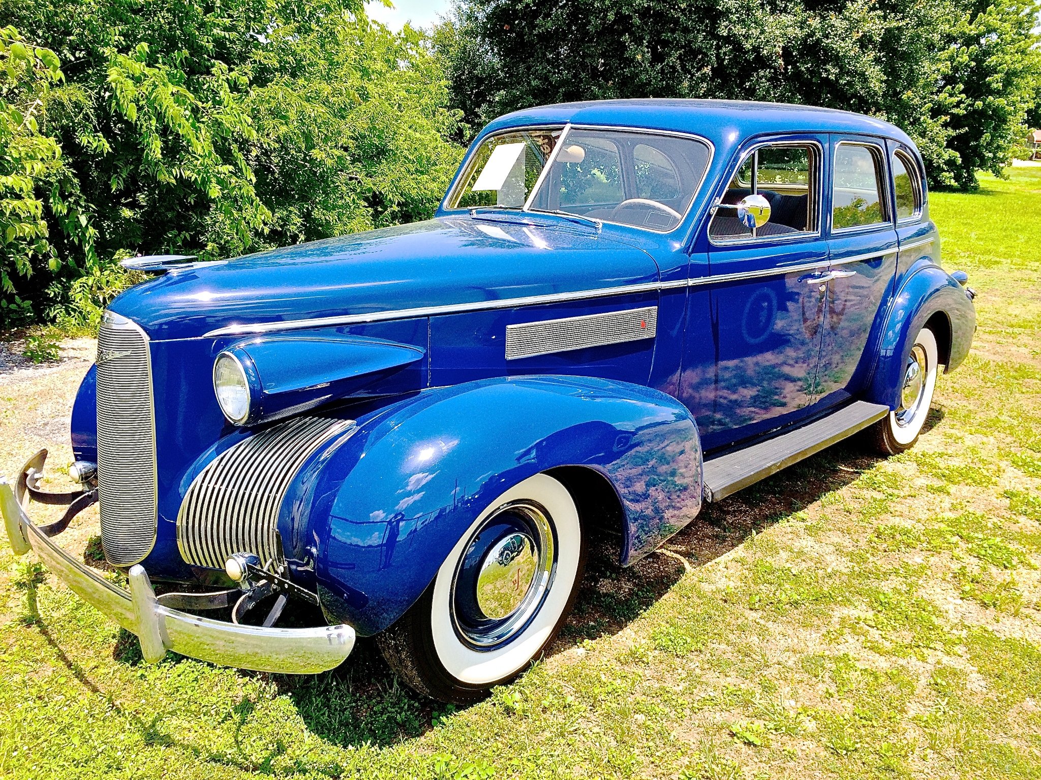 1939, Cadillac, La, Salle, Sedan, Four, Door, Classic, Old, Vintage, Original, Blue, Usa, 2048x1536 01 Wallpaper