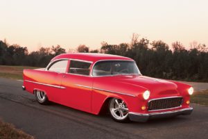 1955, Chevrolet, Chevy, Bel, Air, Coupe, Super, Street, Hot, Rod, Rodder, Red, Usa, 1600×1200 01