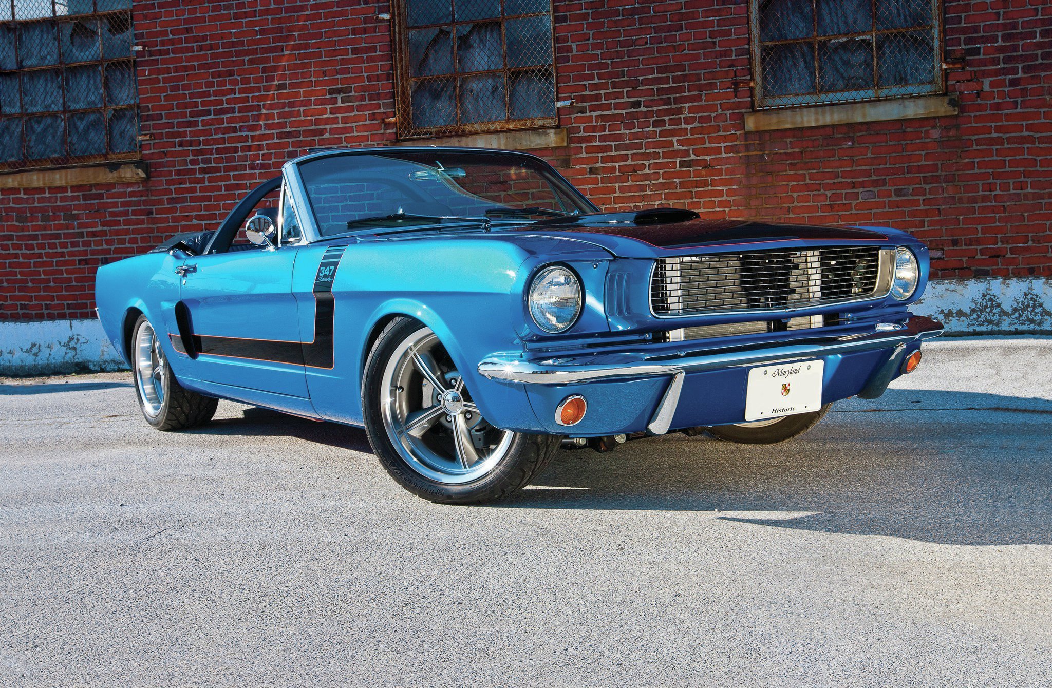 1965, Ford, Mustang, Convertible, Muscle, Pro, Touring, Blue, Super, Street, Usa, 2048x1340 01 Wallpaper
