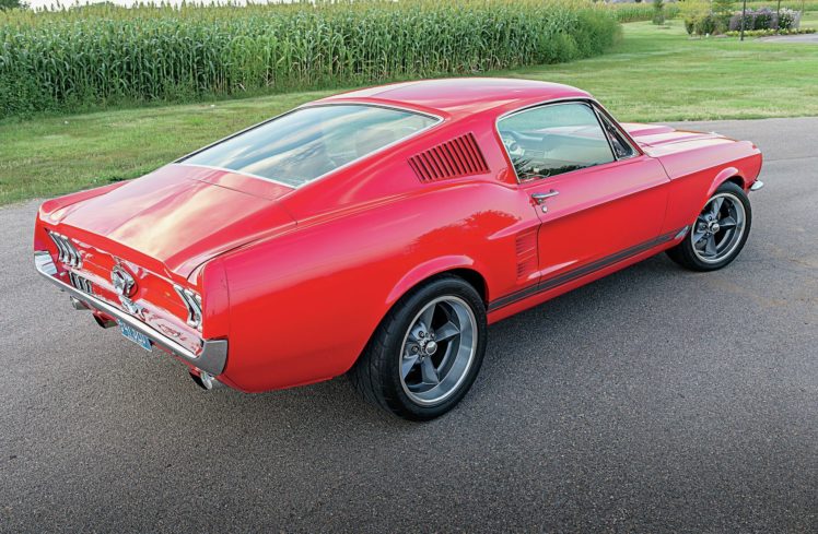 1967, Ford, Mustang, Gt, Fastbac, Super, Street, Pro, Touring, Red, Usa ...
