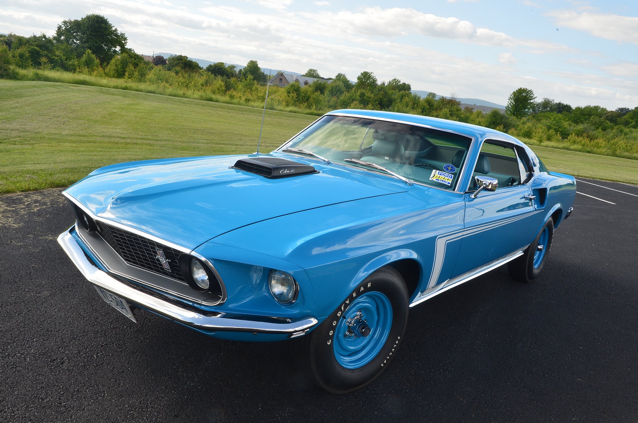 1969, Ford, Mustang, Gt, Fastback, Light, Weight, Muscle, Classic, Old, Original, Blue, Usa, 2048x13560 01 Wallpaper