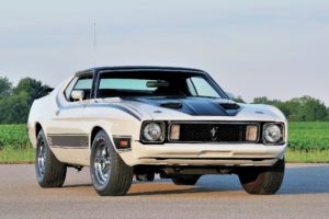 1973, Ford, Mustang, Mach 1, Muscle, Classic, Old, Original, White, Usa 2048×1340 01