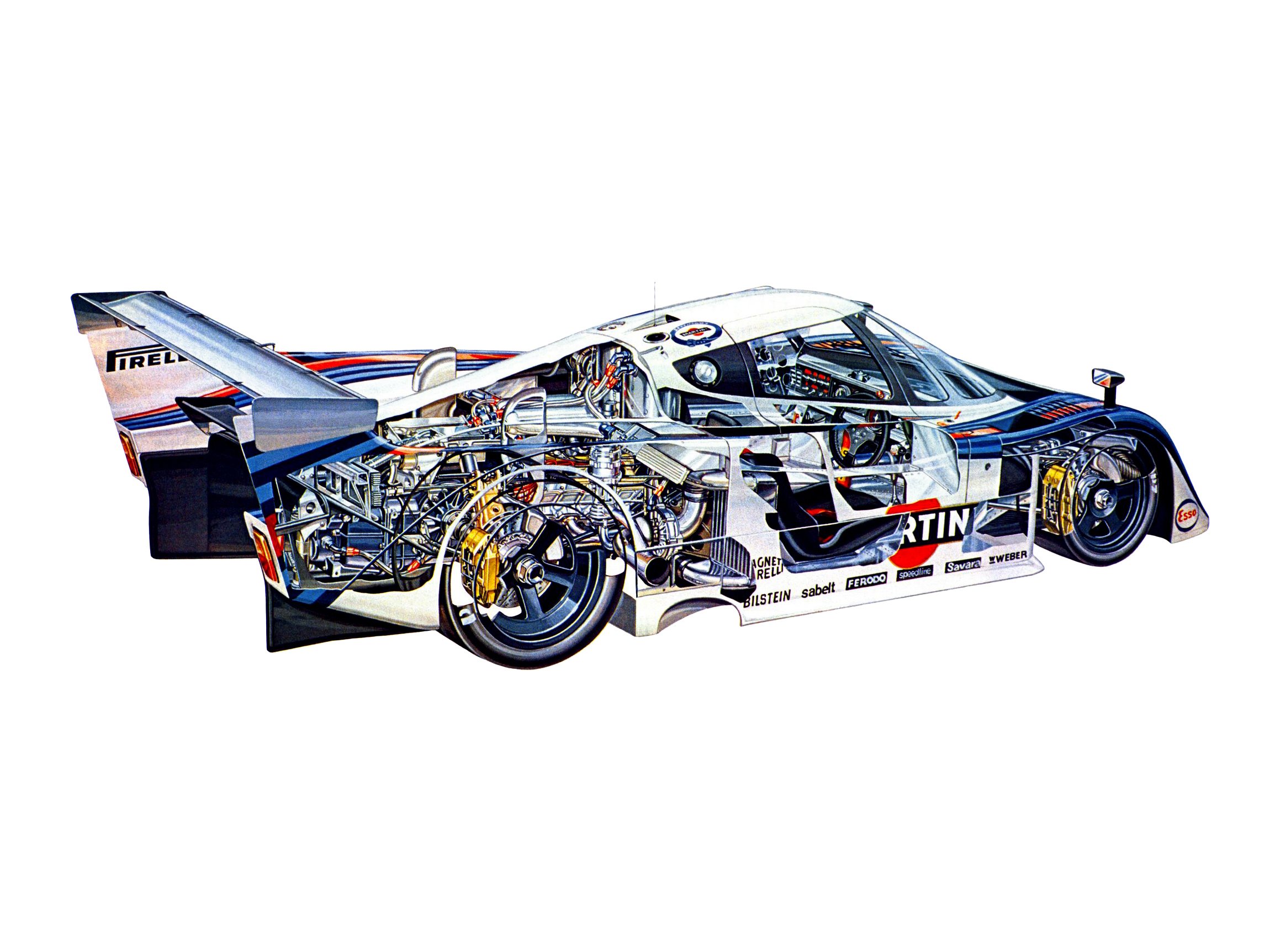sportcars, Cutaway, Technical, Cars, Lancia, Lc2, Group c, 1983 Wallpaper
