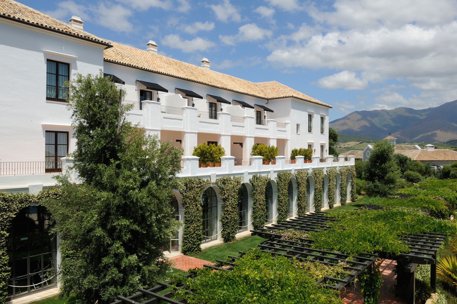 cortijo, Andaluz, Jardin, Arcos Wallpaper
