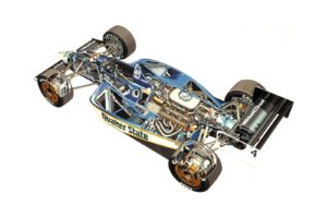 formula, One, Sportcars, Cutaway, Technical, March, 90p, Porsche, 1990