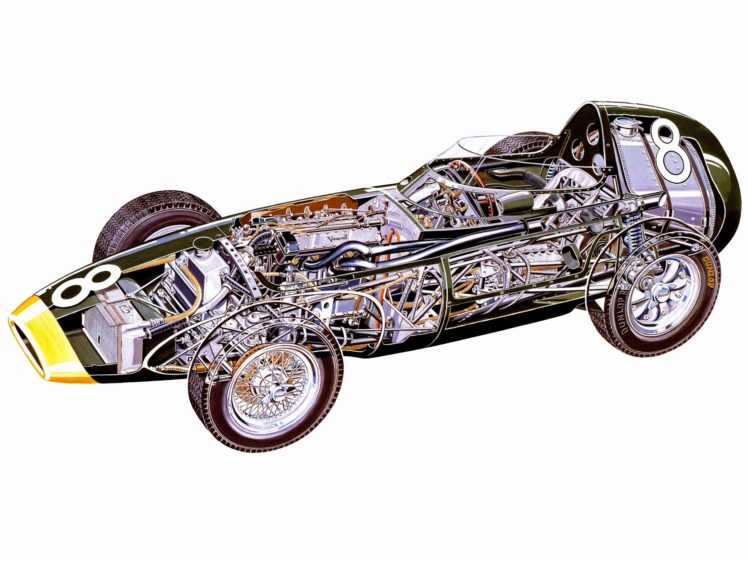 formula, One, Sportcars, Cutaway, Technical, Cars, Vanwall, Vw58, 1958 HD Wallpaper Desktop Background