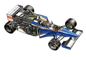 formula, One, Sportcars, Cutaway, Technical, Williams, Fw17, 1995