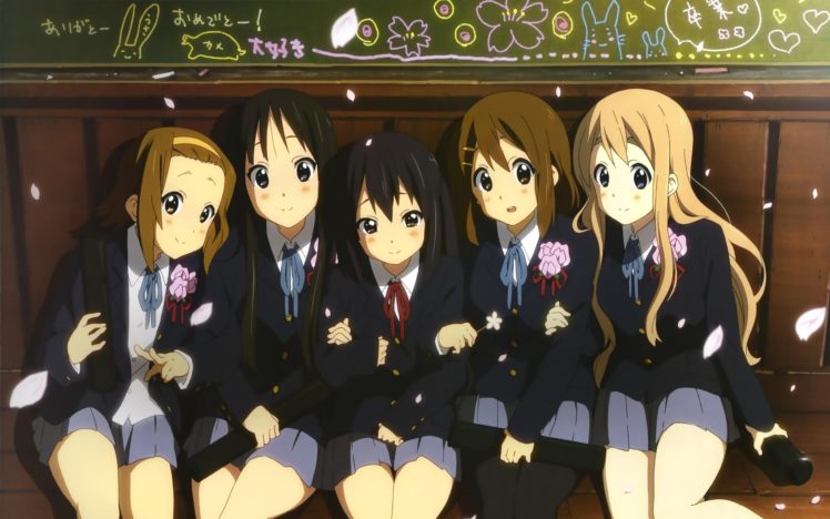 anime, Series, K on, Character, Girls HD Wallpaper Desktop Background