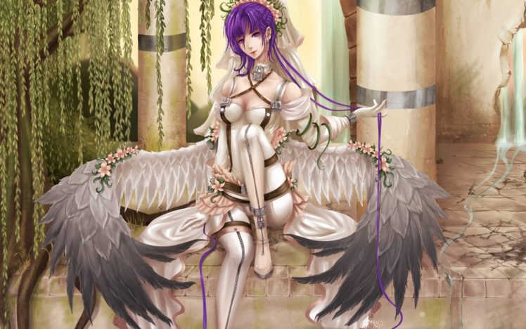 angel, Wings, Fantasy, Girl, Beautiful HD Wallpaper Desktop Background