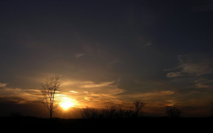 sunset, Sky, Clouds, Nature, Original HD Wallpaper Desktop Background