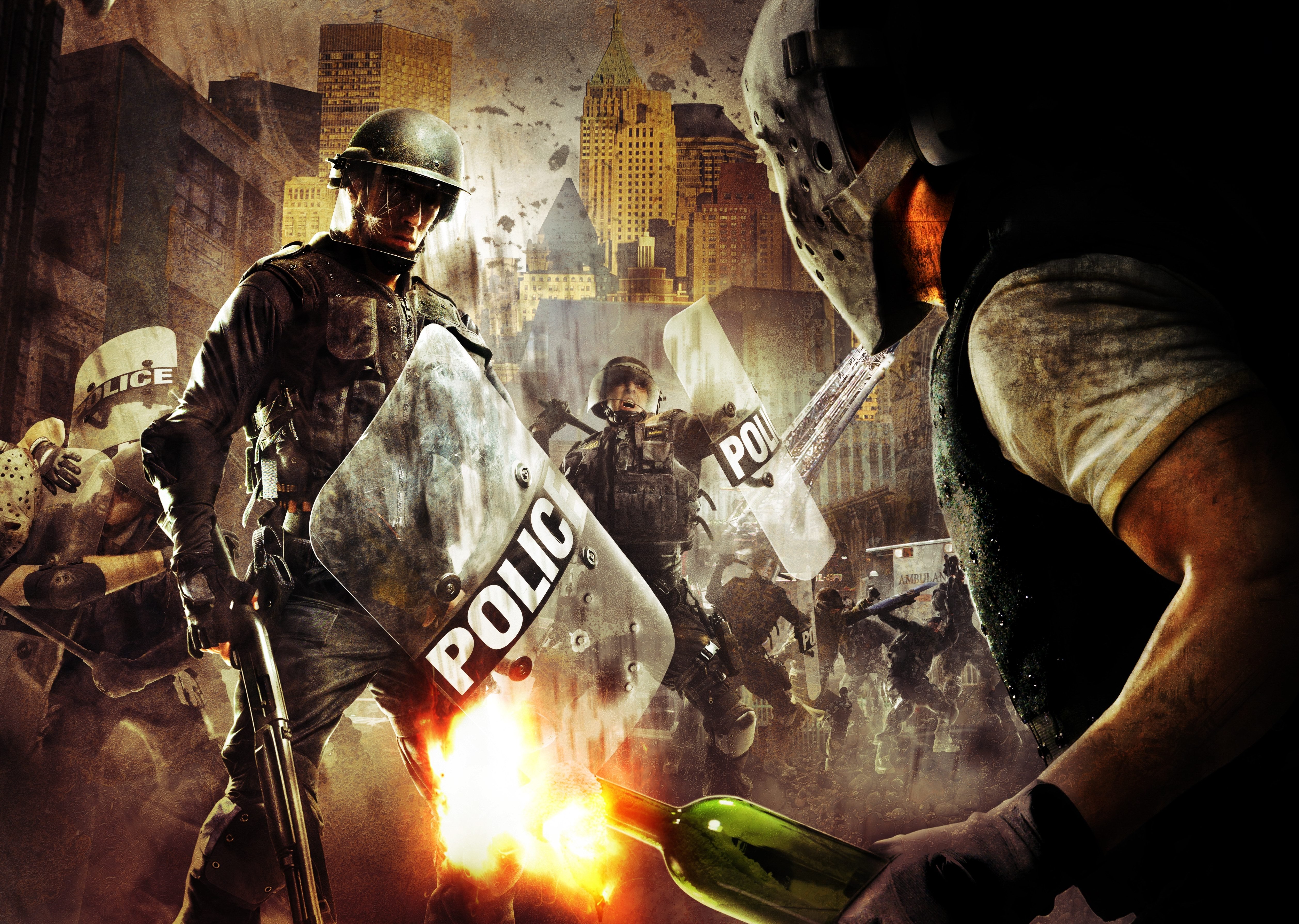 urban, Chaos, Action, Adventure, Fighting, Police, Anarchy, Sci fi, 1urbanc, Sandbox, Crime Wallpaper