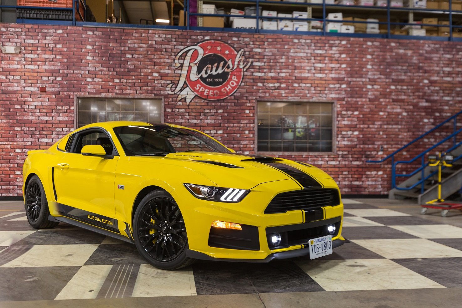 2015, Roush, R2300, Blue, Oval, Edition, Ford, Mustang, Modified Wallpaper