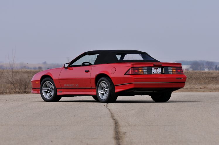 1987, Chevrolet, Camaro, Z28, Convertible, Muscle, Classic, Original, Red, Usa, 4288×2848 03 HD Wallpaper Desktop Background