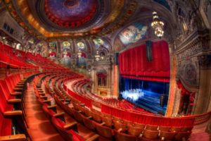 theatre, Chicago, Scene, Red, Chairs, Light, Beauty, Pictures, Interior, Design, Room