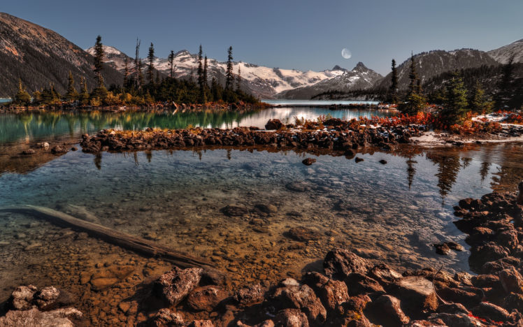 wallpaper, Mountain, Lake, Landscape HD Wallpaper Desktop Background