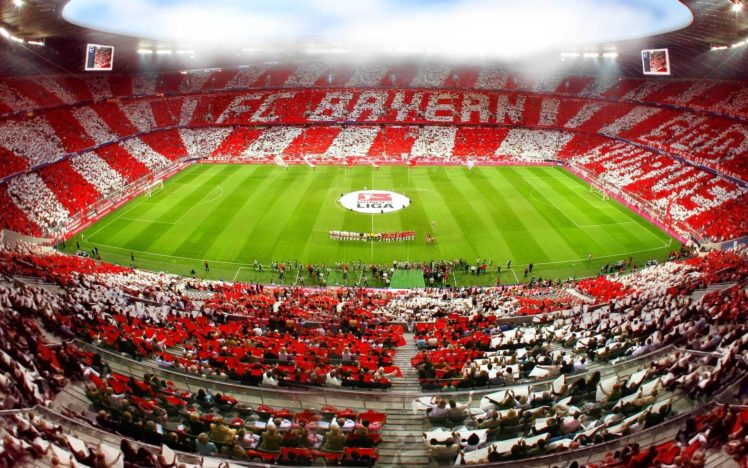 bayern, Munchen, Allianz, Arena, Soccer, Football, Crowd HD Wallpaper Desktop Background