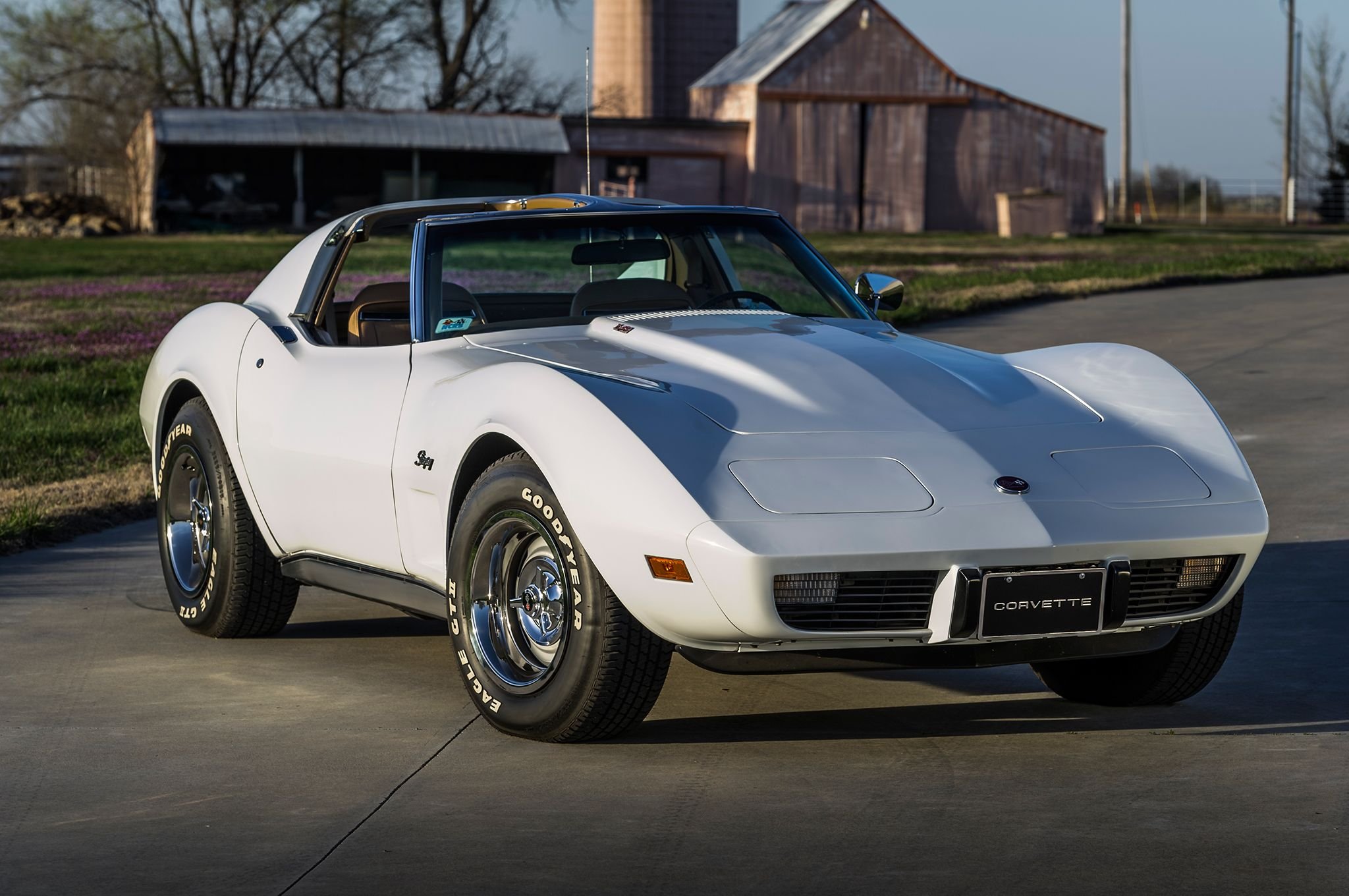1975, Chevrolet, Corvette, Sting, Ray, Muscle, Classic, Old, Original, White, Usa 2048x1360 01 Wallpaper