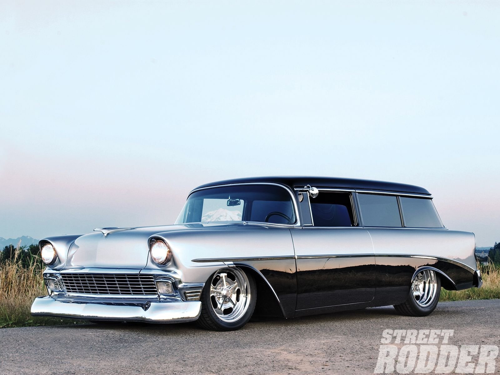 1956, Chevrolet, Chevy, Bel, Air, Nomad, 210, Wagon, Streetrod, Street, Rod, Cruiser, Usa, 1600x1200 01 Wallpaper