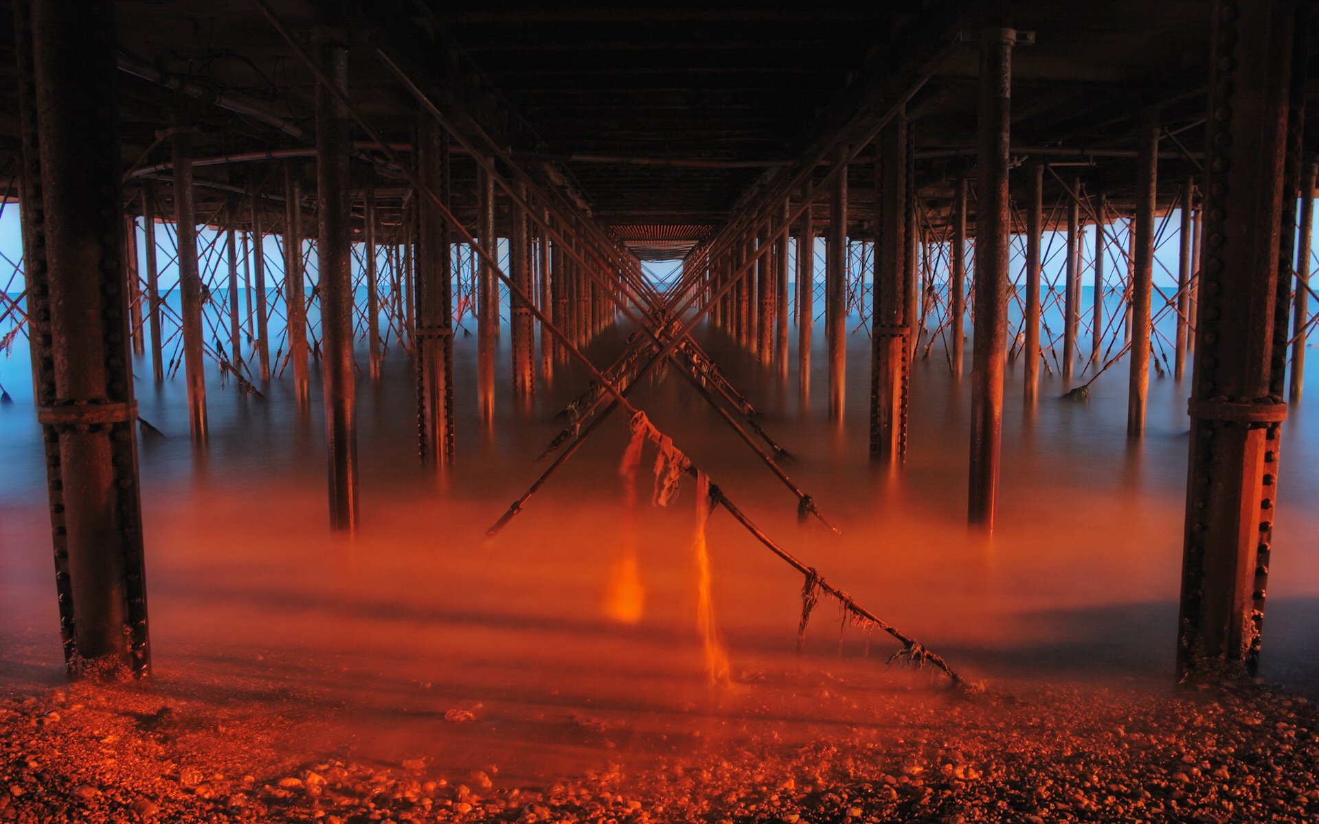 under, Brige Wallpaper