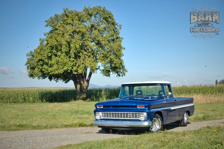 1963, Chevrolet, Pickupc 10, Fleetside, Streetrod, Street, Rod, Hot, Cruiser, Blue, Usa, 1500×1000 04 HD Wallpaper Desktop Background