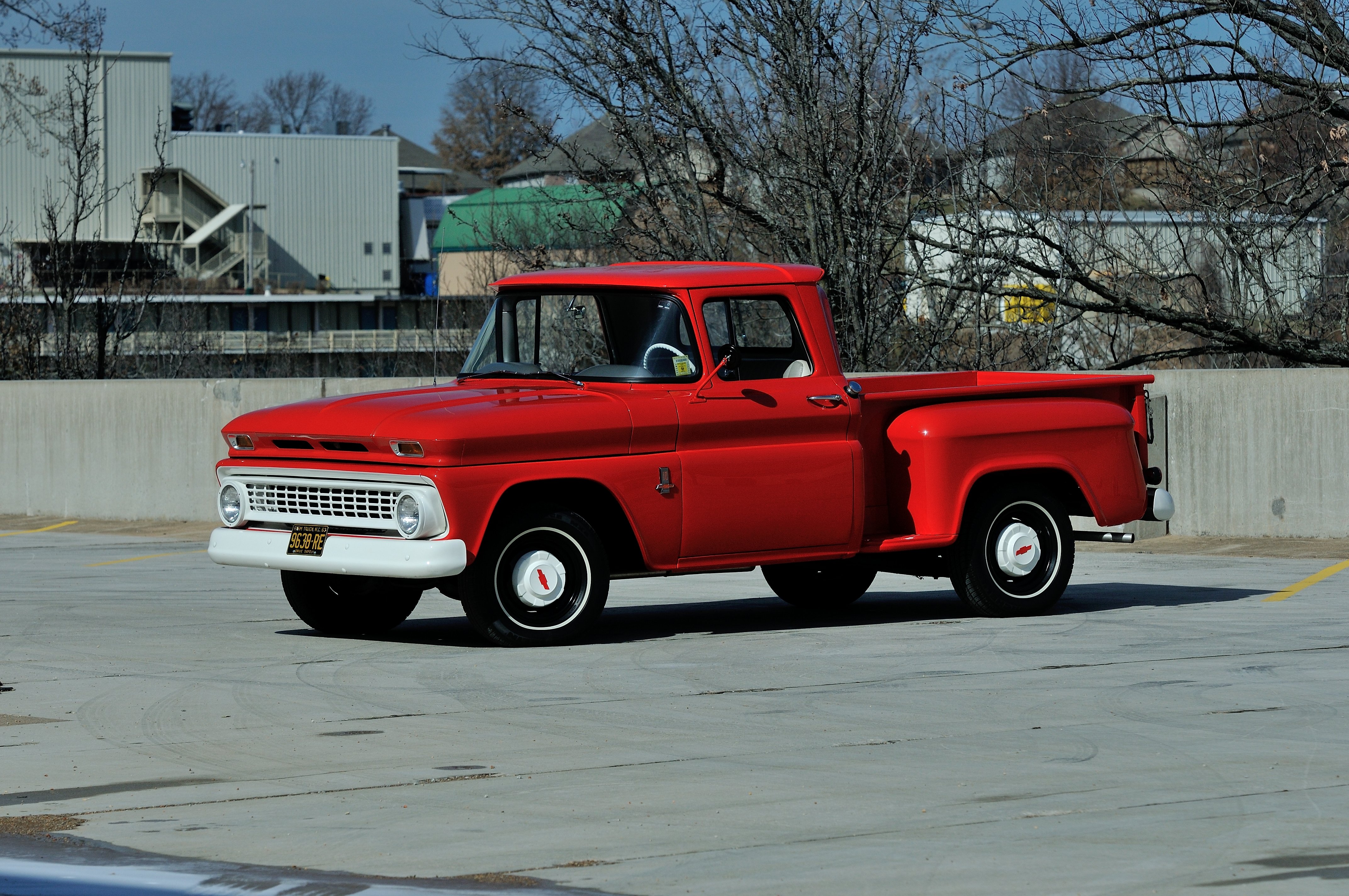 1963, Chevrolet, Pickupc 10, Stepside, Classic, Old, Original, Red, Usa, 4288x2848 01 Wallpaper
