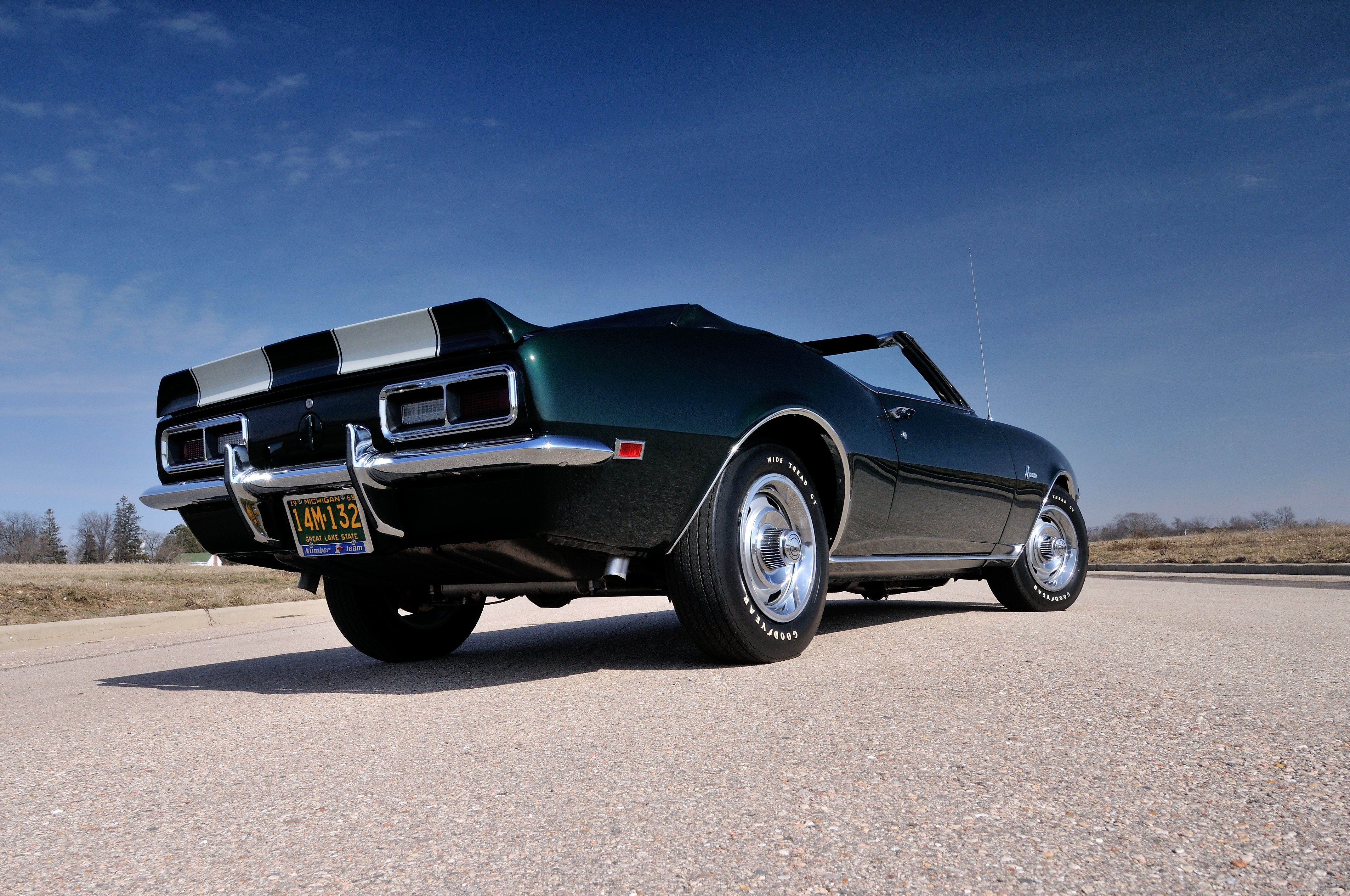 1968, Chevrolet, Camaro, Z28, Convertible, Muscle, Classic, Vintage, Original, Usa, 4288x2848 08 Wallpaper